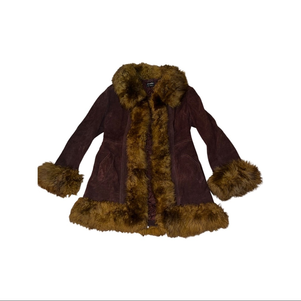 Vintage 70’s fur leather coat